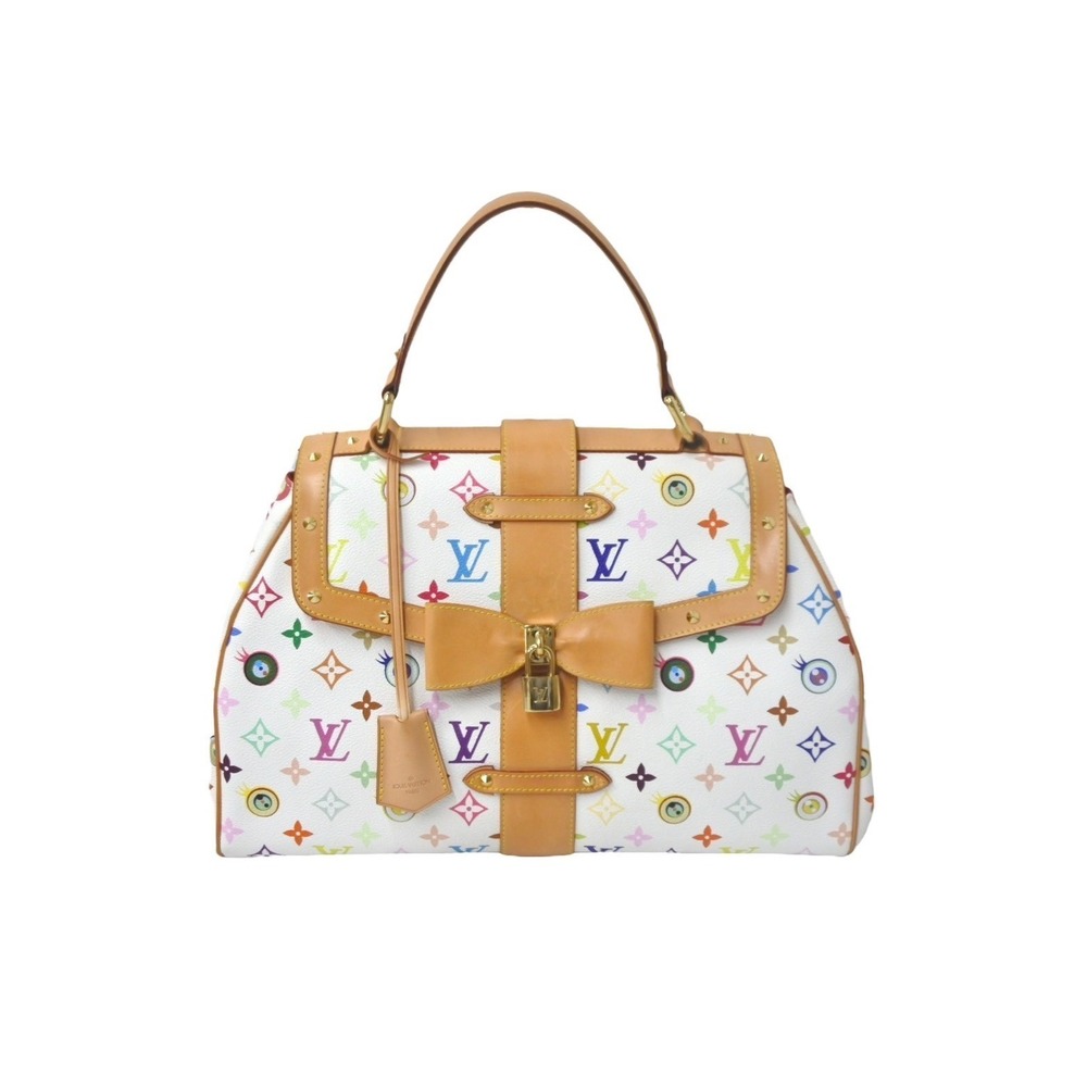 Louis Vuitton EYE Multicolore LOVE Handbag Retro MONOGRAM Sac - Picture 2 of 9